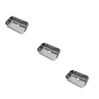 Cuba Inox De Embutir 56x34x18 Invicta Alto Brilho - 3 Peças N