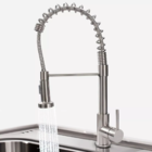 Cuba Inox Dupla Com Torneira Gourmet Aço Escovado E Tábua