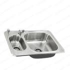 Cuba Inox Dupla Pia Cozinha Gourmet 70x50 Cm Guimmis.casa