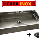 Cuba Inox Embutir Quadrada Gourmet 80x40 P Todos Ambientes -