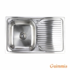 Cuba Inox Escovado Cozinha C/ Escorredor - 7848-d Guimmis®
