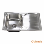 Cuba Inox Escovado Cozinha C/ Escorredor - 7848-d Guimmis®