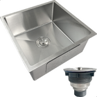 Cuba Inox Gourmet 40x40 Cm Quadrada Embutir Sobrepor Bancada