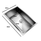 Cuba Inox Gourmet Cozinha Sobrepor Ou Embutir 50x40cm.