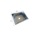 Cuba Inox Gourmet Cozinha Sobrepor Ou Embutir 60x45cm.