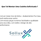 Cuba Inox Gourmet Cozinha Sobrepor Ou Embutir 83x45cm.