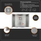 Cuba Inox Lux Quadrada Movel Importados