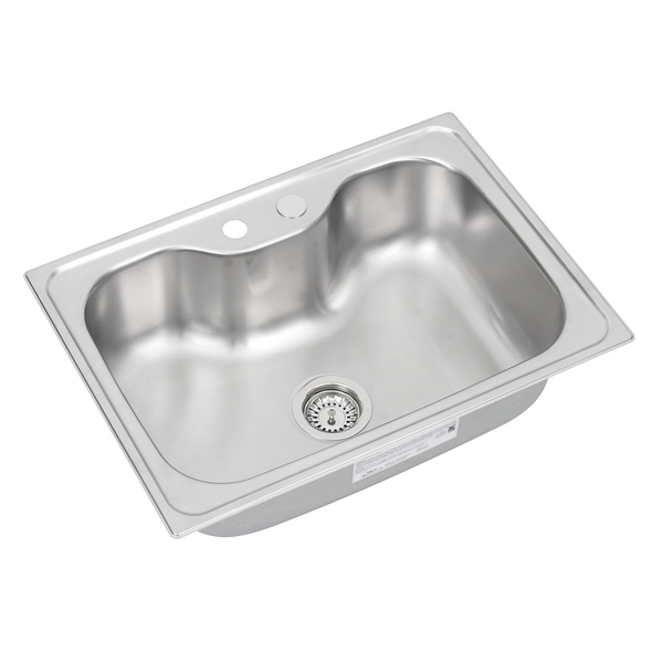 Cuba Tramontina Morgana 60 FX Undermount em Aço Inox com Acabamento Acetinado com Válvula 69x49 cm