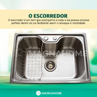 Cuba Inox Para Cozinha Gourmet 60x42 Com Acessório - Magna Ho