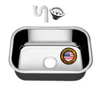 Cuba Inox Pia Cozinha 430 47x30x14 +válvula – American Steel