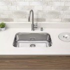 Cuba Inox Pia Cozinha 430 56x34x14 +válvula – As