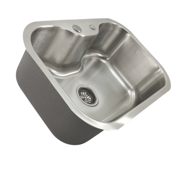 Cuba Inox Pia Cozinha Gourmet Embutir Escovado Guimmis® 9122