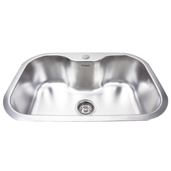 Cuba Inox Pia Cozinha Gourmet Embutir Platina Guimmis® 9122