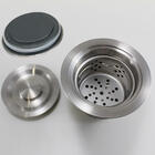 Cuba Inox Pia Cozinha Gourmet Luxo Aço Escovado 6001