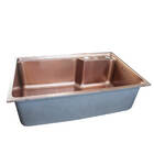 Cuba Inox Pia Cozinha Gourmet Luxo Rosê Gold 6002