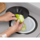 Cuba Inox Preta 60x42 Cm +torneira De Parede Tábua E Lixeira