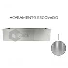 Cuba Inox Quadrada 600 X 400 Com Cesto Escorredor E Válvula