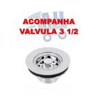 Cuba Inox Quadrada 600 X 400 Com Cesto Escorredor E Válvula