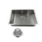 Cuba Inox Quadrada Calha Pia Com Válvula 60x40 Cm  Escovada