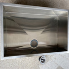 Cuba Inox Quadrada Pia Gourmet Com Válvula 40x40 Cm