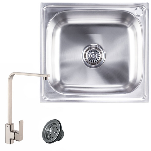 Cuba Inox Simples Sobrep 4642+torneira Paris Gourmet Guimmis®