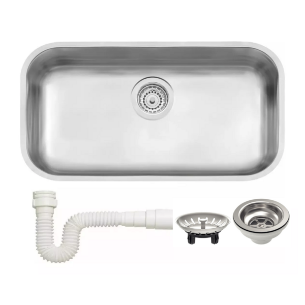 Cuba Inox Tramontina Prime Acetinada 56x34x17 +válvula 4 1/2