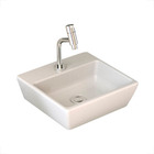 Cuba Japi De Apoio Kit Bari Branca C/mesa 35x35cm C/torneira