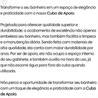 Cuba Japi De Apoio Mantua Branca 29.5x29.5cm