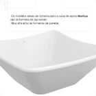 Cuba Japi De Apoio Mantua Branca 29.5x29.5cm