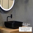 Cuba Japi De Apoio Sottile Quadrada Preta Fosca