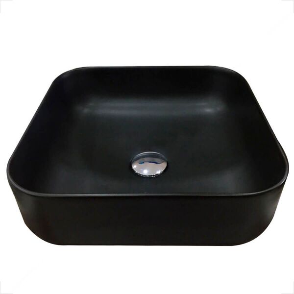 Cuba Japi De Apoio Sottile Quadrada Preta Fosca