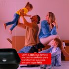 Cuba Japi De Apoio Sottile Quadrada Preta Fosca