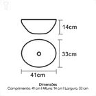 Cuba Kza3 Apoio Oval Enkel Branca K3cova06