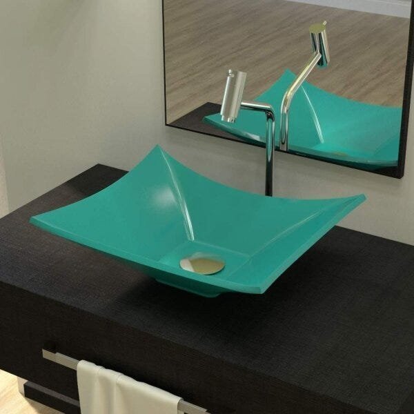 Cuba Lux L38w Com Torneira Link Alta E Válvula Click Com Sifã