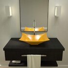 Cuba Lux L38w Com Torneira Link Alta E Válvula Click Com Sifã