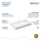 Cuba Maggiore 73cm Branco Brilho