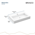 Cuba Maggiore 73cm Branco Brilho