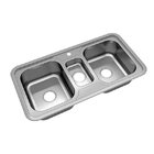 Cuba Mekal Linha Trio Luxo 100x51 De Sobrepor Aço Escovado