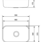 Cuba Metalpress Inox 430 Numero 2 56x34x17 + Válvula 3 1/2..