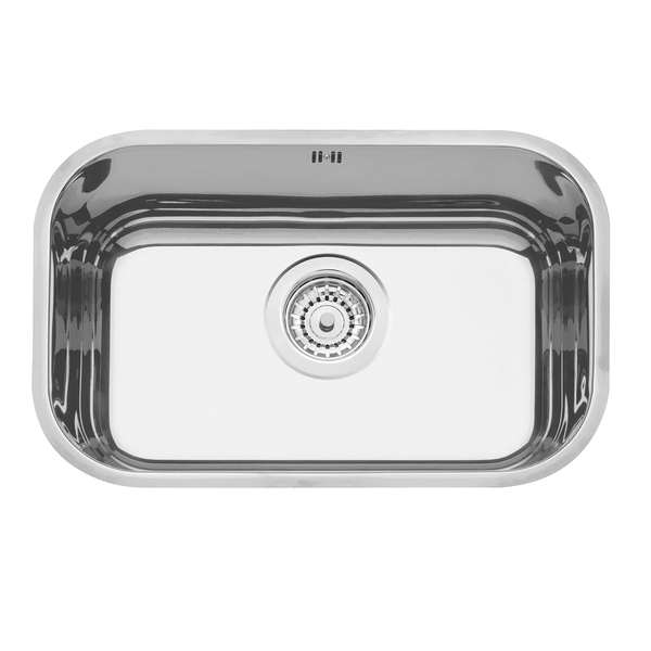 CUBA N1 INOX 304 47X30X17 C/E BRILHANTE