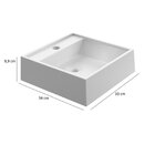 Cuba Para Banheiro Br Ametista Branco