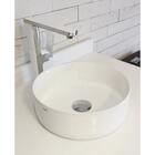 Cuba para Banheiro Cerâmica Branca Redonda 30cm Reno RC 25