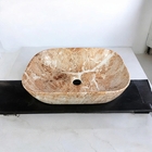 Cuba Para Banheiro Cerâmica Marmorizada Sobrepor Apoio