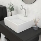 Cuba Para Banheiro Com Apoio Para Torneira Fundo Oculto Jade