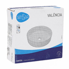 Cuba para Banheiro de Apoio Louça Redonda Branca 35cm Valência Sensea