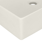 Cuba para Banheiro de Apoio Louça Retangular Palha Fosca 49x37cm Madrid Sensea