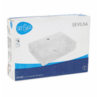 Cuba para Banheiro de Apoio Louça Retangular Palha Fosca 49x37cm com Mesa Sevilha Sensea