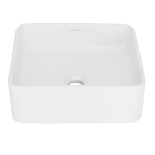 Cuba para Banheiro de Apoio Louça Quadrada Branca 35x35cm Lite Kohler