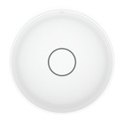 Cuba para Banheiro de Apoio Louça Redonda Branca 30cm Terra Roca