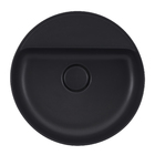 Cuba para Banheiro de Apoio Louça Redonda Ébano Fosco 40cm com Mesa Slim Deca